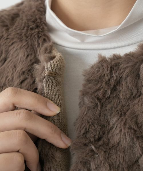 Leilian PLUS HOUSE / レリアンプラスハウス テーラードジャケット | 切り替えベスト【NEMIKA】 | 詳細11