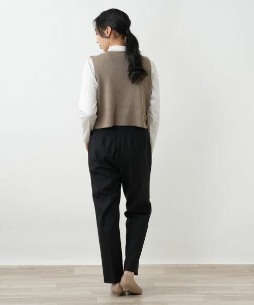 Leilian PLUS HOUSE / レリアンプラスハウス テーラードジャケット | 切り替えベスト【NEMIKA】 | 詳細3