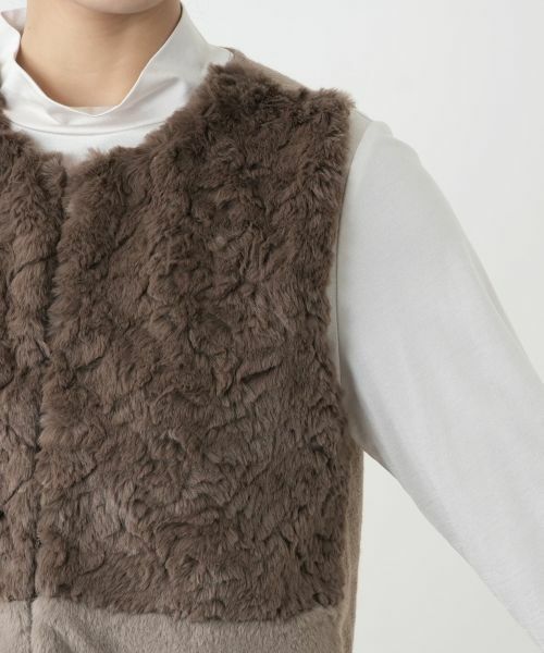 Leilian PLUS HOUSE / レリアンプラスハウス テーラードジャケット | 切り替えベスト【NEMIKA】 | 詳細9