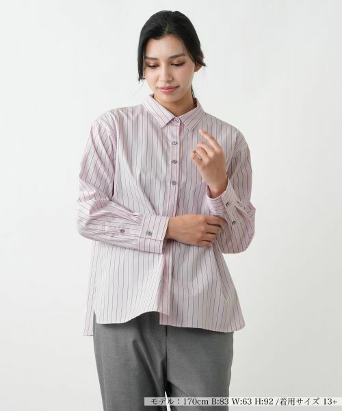 Leilian PLUS HOUSE / レリアンプラスハウス シャツ・ブラウス | ブラウス（ピンク）