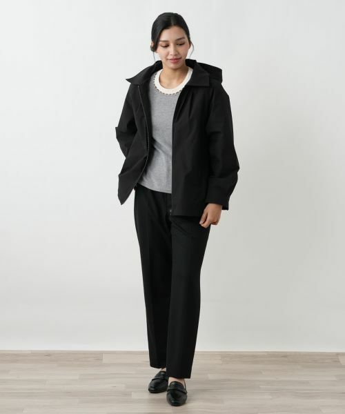 Leilian PLUS HOUSE / レリアンプラスハウス その他アウター | 2WAYフードタックコート【Leilian WHITE LABEL】 | 詳細1