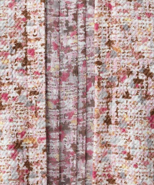 Leilian PLUS HOUSE / レリアンプラスハウス ドレス | 異素材切替ミックスカラーワンピース【Leilian WHITE LABEL】 | 詳細16