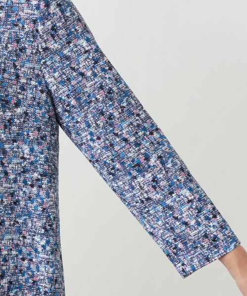 Leilian PLUS HOUSE / レリアンプラスハウス シャツ・ブラウス | 異素材切替ミックスカラーブラウス【Leilian WHITE LABEL】 | 詳細12