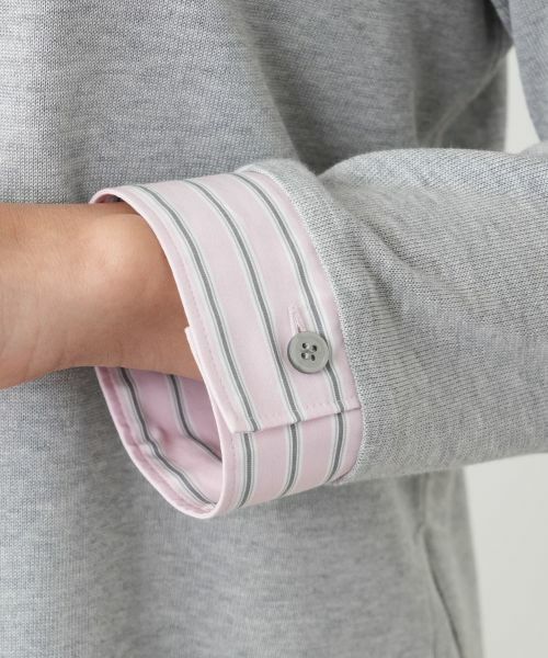 Leilian PLUS HOUSE / レリアンプラスハウス シャツ・ブラウス | ニットレイヤード風ブラウス | 詳細12