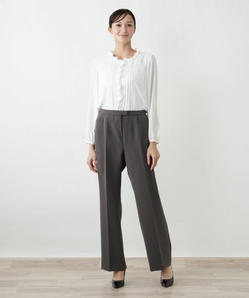 Leilian PLUS HOUSE / レリアンプラスハウス その他パンツ | 洗えるストレッチパンツ【26年1月カタログ】 | 詳細4