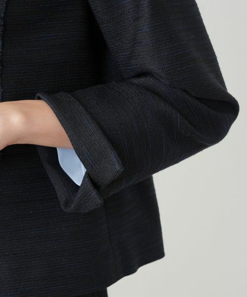 Leilian PLUS HOUSE / レリアンプラスハウス セットアップ | ストレッチツイードスーツ【26年1月カタログ】 | 詳細13