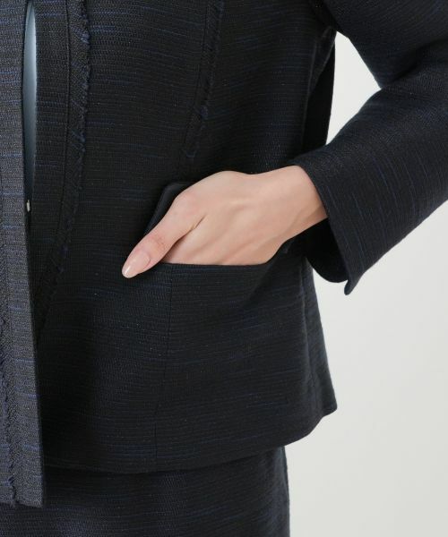 Leilian PLUS HOUSE / レリアンプラスハウス セットアップ | ストレッチツイードスーツ【26年1月カタログ】 | 詳細15
