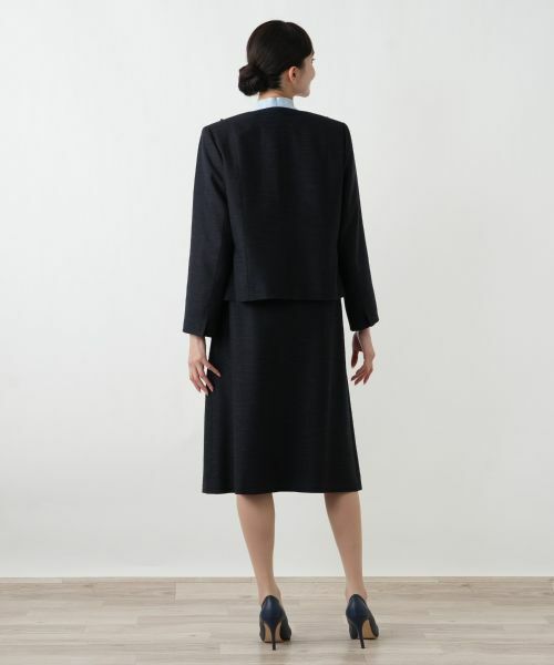 Leilian PLUS HOUSE / レリアンプラスハウス セットアップ | ストレッチツイードスーツ【26年1月カタログ】 | 詳細6