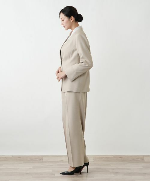 Leilian PLUS HOUSE / レリアンプラスハウス セットアップ | 洗えるパンツスーツ【26年1月カタログ】 | 詳細2