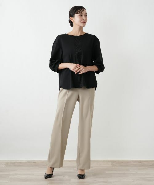 Leilian PLUS HOUSE / レリアンプラスハウス シャツ・ブラウス | 洗えるストレッチブラウス【26年1月カタログ】 | 詳細1