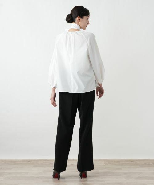 Leilian PLUS HOUSE / レリアンプラスハウス シャツ・ブラウス | 洗えるボウタイブラウス【26年1月カタログ】 | 詳細3