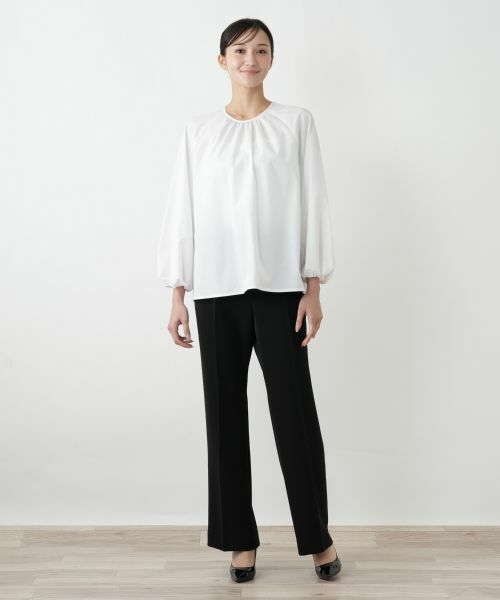 Leilian PLUS HOUSE / レリアンプラスハウス シャツ・ブラウス | 洗えるボウタイブラウス【26年1月カタログ】 | 詳細4