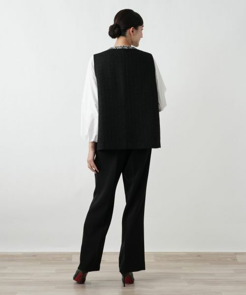 Leilian PLUS HOUSE / レリアンプラスハウス テーラードジャケット | ファンシーツイードジレ【26年1月カタログ】 | 詳細3