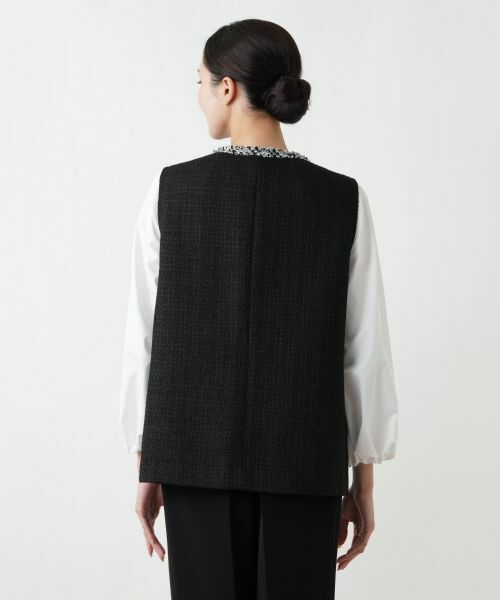 Leilian PLUS HOUSE / レリアンプラスハウス テーラードジャケット | ファンシーツイードジレ【26年1月カタログ】 | 詳細6