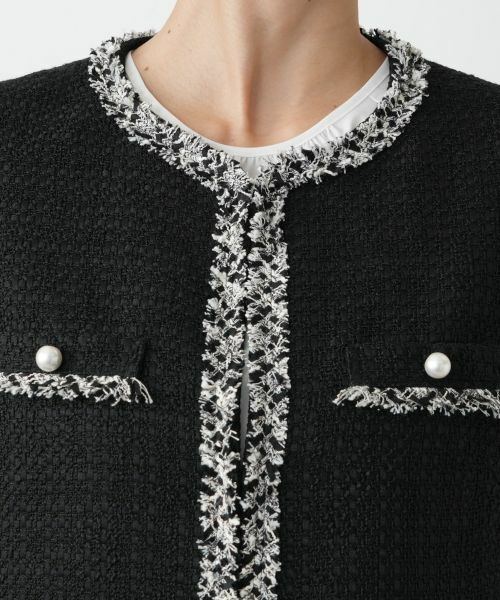 Leilian PLUS HOUSE / レリアンプラスハウス テーラードジャケット | ファンシーツイードジレ【26年1月カタログ】 | 詳細7