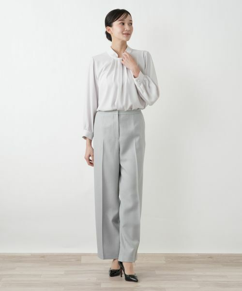 Leilian PLUS HOUSE / レリアンプラスハウス シャツ・ブラウス | 洗えるストレッチブラウス【26年1月カタログ】 | 詳細1