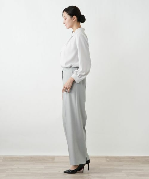 Leilian PLUS HOUSE / レリアンプラスハウス シャツ・ブラウス | 洗えるストレッチブラウス【26年1月カタログ】 | 詳細2