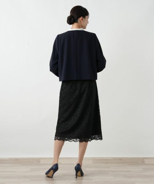 Leilian PLUS HOUSE / レリアンプラスハウス テーラードジャケット | ノーカラージャケット【26年1月カタログ】 | 詳細3