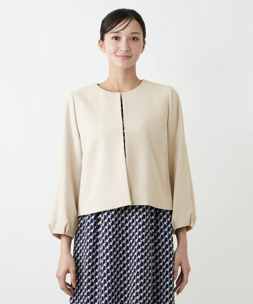 Leilian PLUS HOUSE / レリアンプラスハウス テーラードジャケット | ノーカラージャケット【26年1月カタログ】 | 詳細7