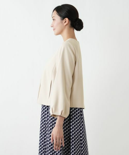 Leilian PLUS HOUSE / レリアンプラスハウス テーラードジャケット | ノーカラージャケット【26年1月カタログ】 | 詳細8
