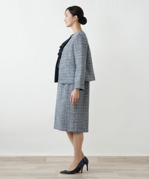 Leilian PLUS HOUSE / レリアンプラスハウス テーラードジャケット | ミックスツイードジャケット【26年1月カタログ】 | 詳細2
