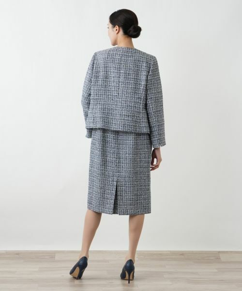 Leilian PLUS HOUSE / レリアンプラスハウス テーラードジャケット | ミックスツイードジャケット【26年1月カタログ】 | 詳細3