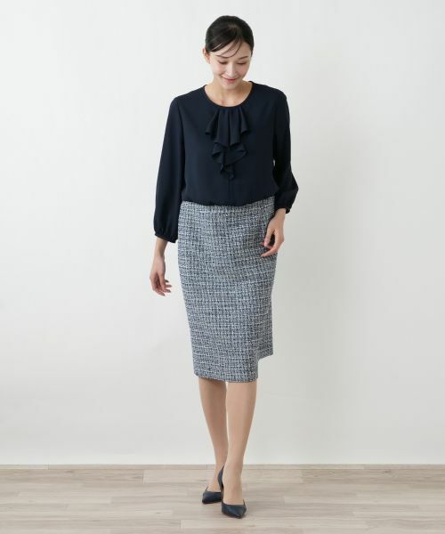 Leilian PLUS HOUSE / レリアンプラスハウス ドレス | 切替ワンピース【26年1月カタログ】 | 詳細1