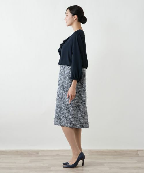 Leilian PLUS HOUSE / レリアンプラスハウス ドレス | 切替ワンピース【26年1月カタログ】 | 詳細2