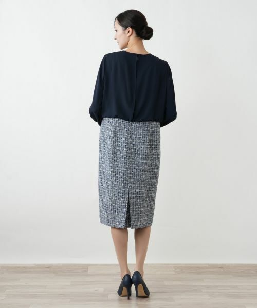 Leilian PLUS HOUSE / レリアンプラスハウス ドレス | 切替ワンピース【26年1月カタログ】 | 詳細3