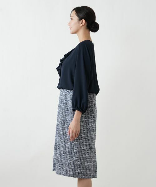 Leilian PLUS HOUSE / レリアンプラスハウス ドレス | 切替ワンピース【26年1月カタログ】 | 詳細5