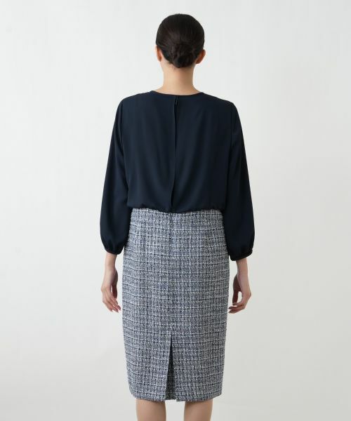 Leilian PLUS HOUSE / レリアンプラスハウス ドレス | 切替ワンピース【26年1月カタログ】 | 詳細6