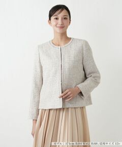 Leilian PLUS HOUSE / レリアンプラスハウス テーラードジャケット | ファンシーツイードジャケット【26年1月カタログ】