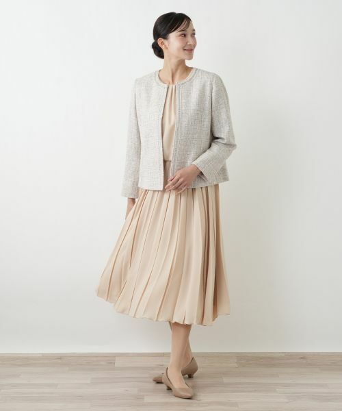 Leilian PLUS HOUSE / レリアンプラスハウス テーラードジャケット | ファンシーツイードジャケット【26年1月カタログ】 | 詳細1