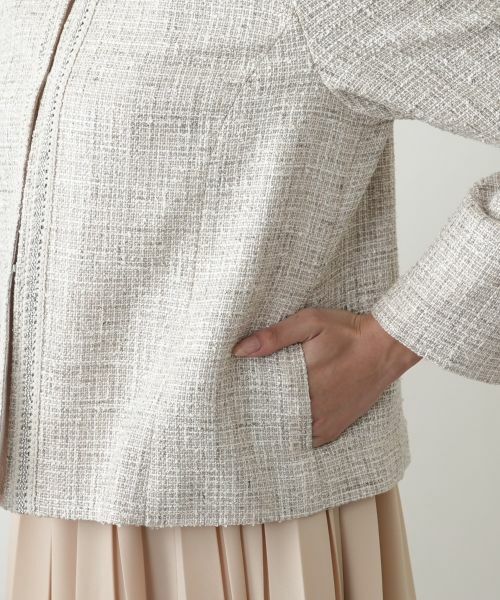 Leilian PLUS HOUSE / レリアンプラスハウス テーラードジャケット | ファンシーツイードジャケット【26年1月カタログ】 | 詳細12