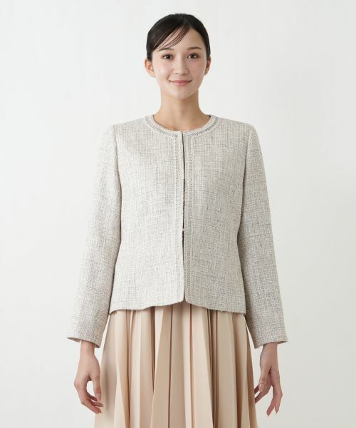 Leilian PLUS HOUSE / レリアンプラスハウス テーラードジャケット | ファンシーツイードジャケット【26年1月カタログ】 | 詳細4