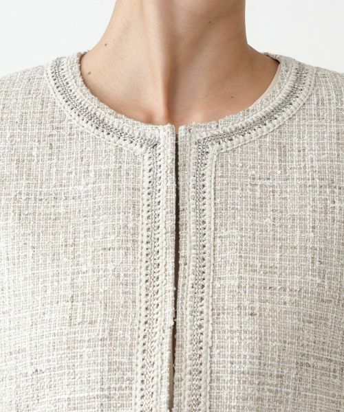 Leilian PLUS HOUSE / レリアンプラスハウス テーラードジャケット | ファンシーツイードジャケット【26年1月カタログ】 | 詳細7