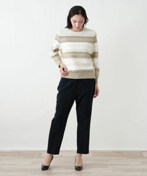 Leilian PLUS HOUSE / レリアンプラスハウス その他パンツ | クロップドパンツ | 詳細1