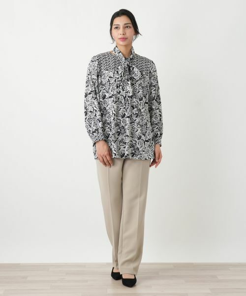 Leilian PLUS HOUSE / レリアンプラスハウス シャツ・ブラウス | ブラウス【ROCHAS Premiere】 | 詳細1