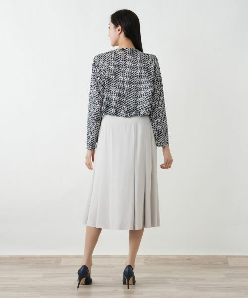 Leilian PLUS HOUSE / レリアンプラスハウス カットソー | ギャザーネックプルオーバー【ROCHAS Premiere】 | 詳細3