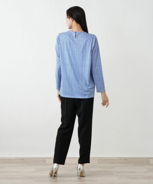 Leilian PLUS HOUSE / レリアンプラスハウス カットソー | ギャザーネックプルオーバー【ROCHAS Premiere】 | 詳細6