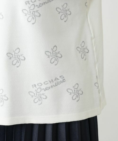 Leilian PLUS HOUSE / レリアンプラスハウス ニット・セーター | モチーフ柄ニットプルオーバー【ROCHAS Premiere】 | 詳細13