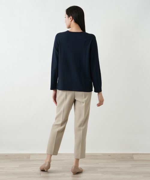 Leilian PLUS HOUSE / レリアンプラスハウス ニット・セーター | モチーフ柄ニットプルオーバー【ROCHAS Premiere】 | 詳細3