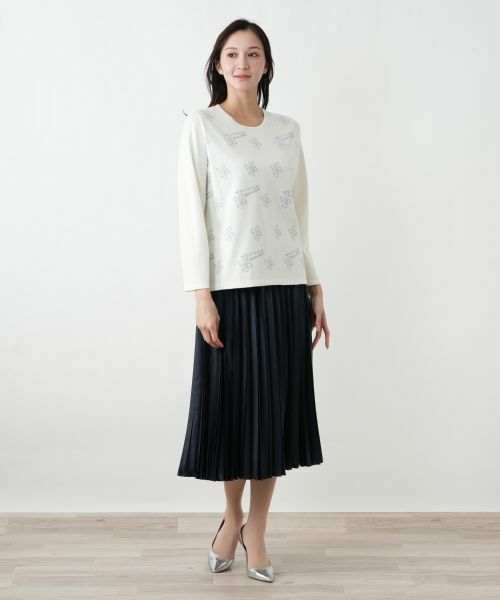 Leilian PLUS HOUSE / レリアンプラスハウス ニット・セーター | モチーフ柄ニットプルオーバー【ROCHAS Premiere】 | 詳細4