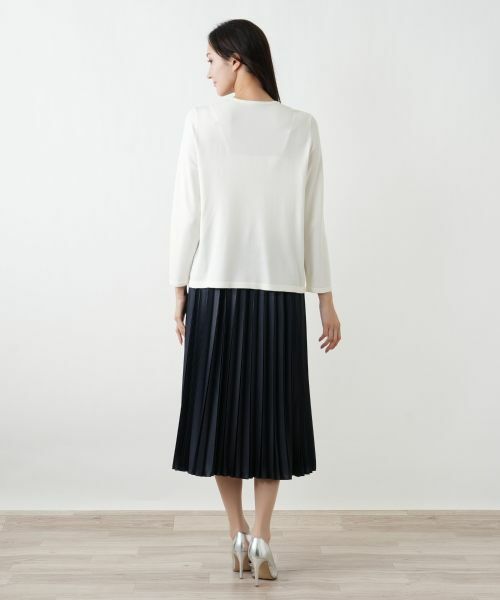 Leilian PLUS HOUSE / レリアンプラスハウス ニット・セーター | モチーフ柄ニットプルオーバー【ROCHAS Premiere】 | 詳細6