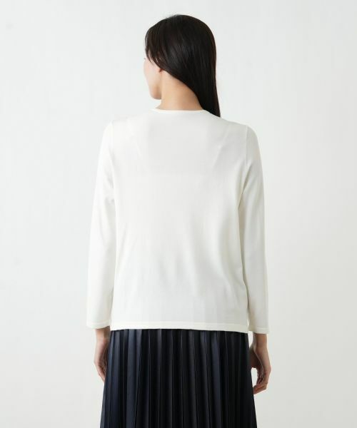 Leilian PLUS HOUSE / レリアンプラスハウス ニット・セーター | モチーフ柄ニットプルオーバー【ROCHAS Premiere】 | 詳細9