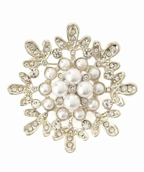 Leilian PLUS HOUSE / レリアンプラスハウス ブローチ・コサージュ | アクセサリー（ゴールド）