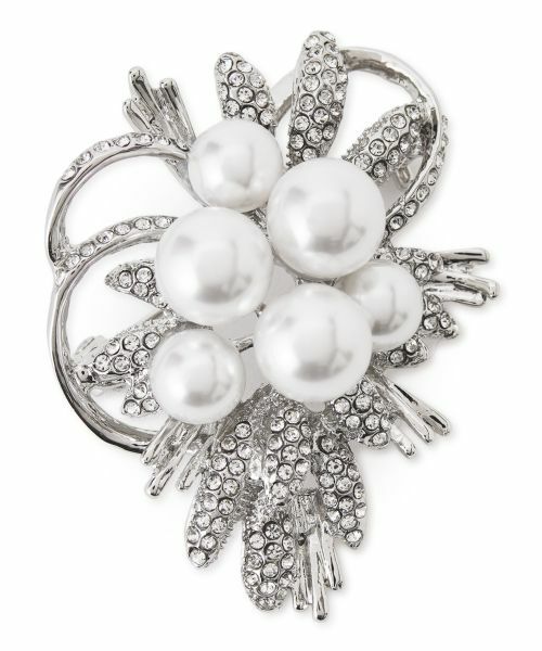 Leilian PLUS HOUSE / レリアンプラスハウス ブローチ・コサージュ | アクセサリーセレモニースタイル（アッシュグレー）