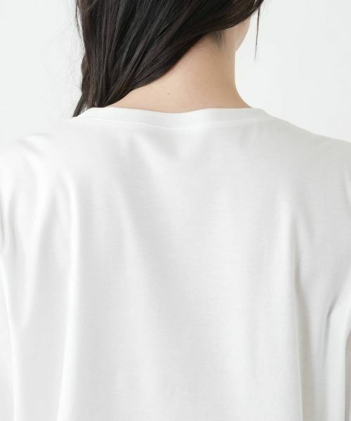 Leilian PLUS HOUSE / レリアンプラスハウス カットソー | フラワー刺繍ロゴプルオーバー【Leilian WHITE LABEL】 | 詳細14