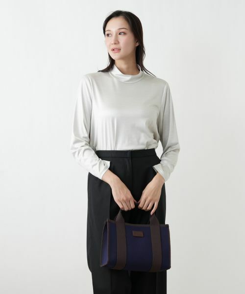 Leilian PLUS HOUSE / レリアンプラスハウス ハンドバッグ | 配色テープ2WAYミニトート | 詳細8