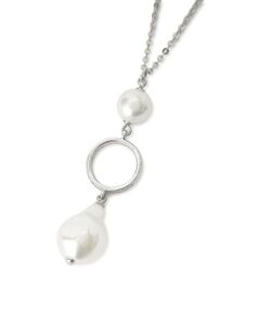 Leilian PLUS HOUSE / レリアンプラスハウス ネックレス・ペンダント・チョーカー | パール調モチーフロングネックレス